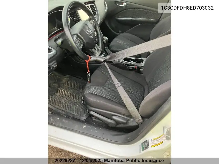 1C3CDFDH8ED703032 2014 Dodge Dart Aero