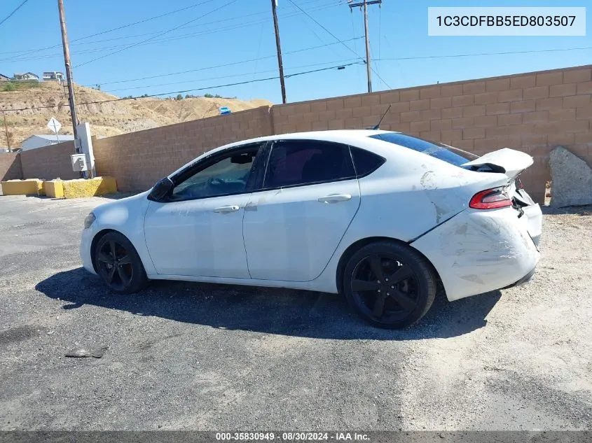 2014 Dodge Dart Sxt VIN: 1C3CDFBB5ED803507 Lot: 35830949