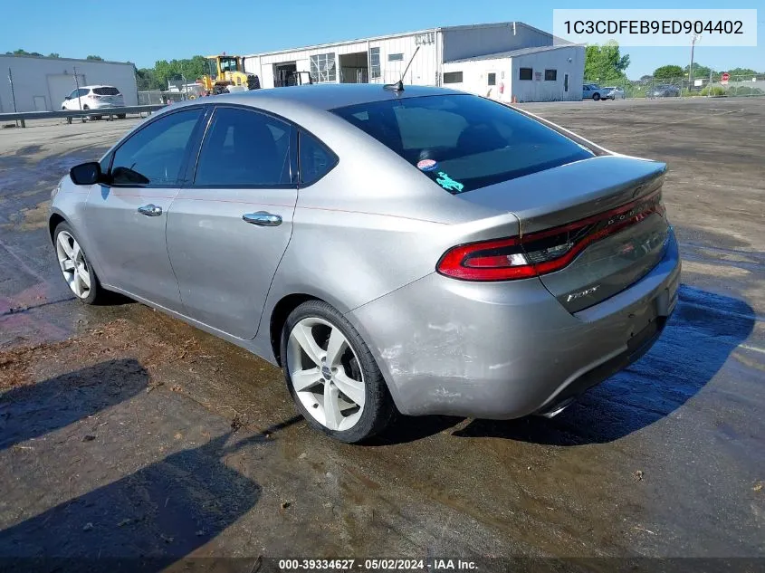 1C3CDFEB9ED904402 2014 Dodge Dart Gt