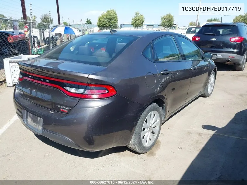 1C3CDFDH7ED917719 2014 Dodge Dart Aero