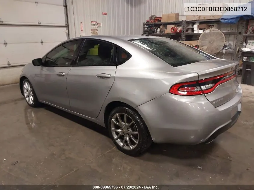 1C3CDFBB3ED868212 2014 Dodge Dart Sxt