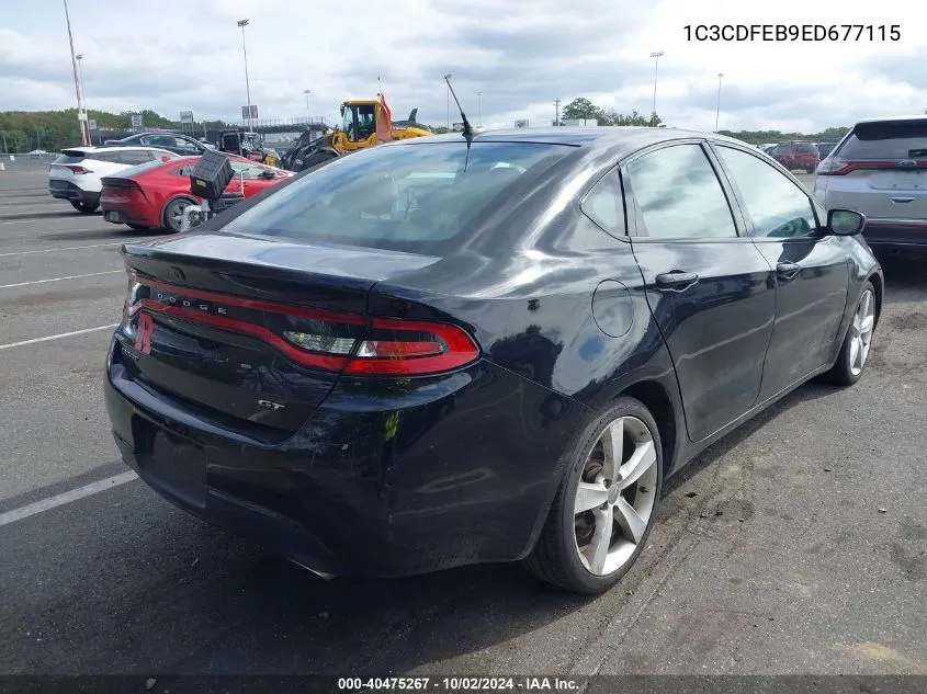 1C3CDFEB9ED677115 2014 Dodge Dart Gt