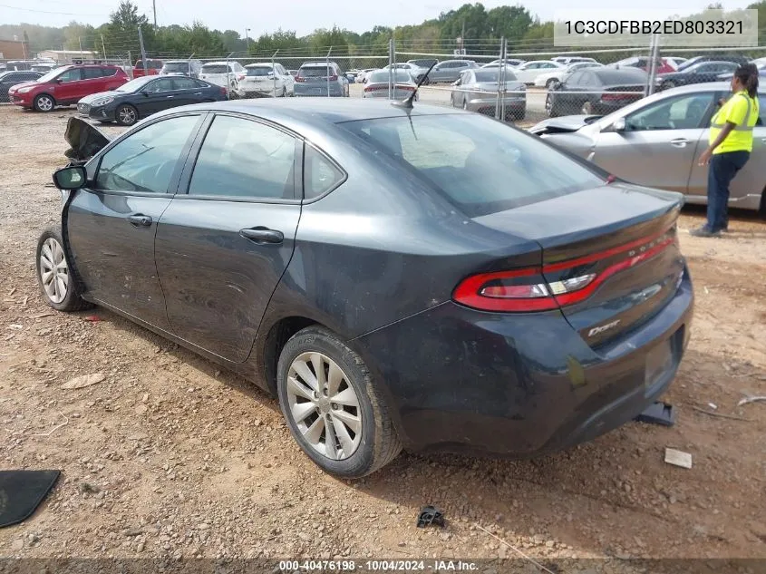 1C3CDFBB2ED803321 2014 Dodge Dart Sxt