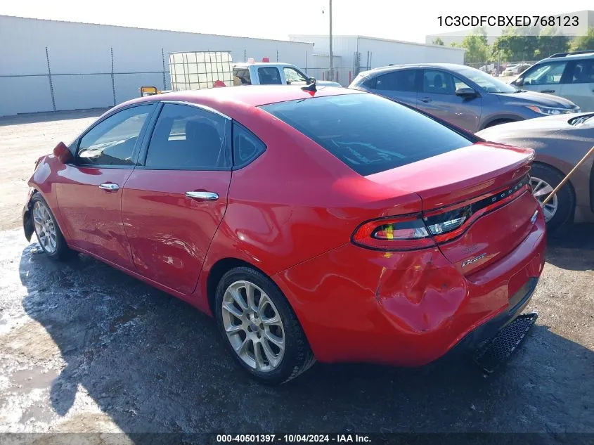 1C3CDFCBXED768123 2014 Dodge Dart Limited