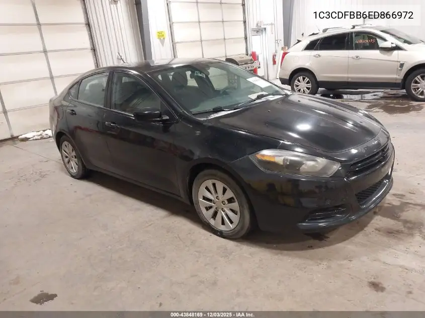 1C3CDFBB6ED866972 2014 Dodge Dart Sxt