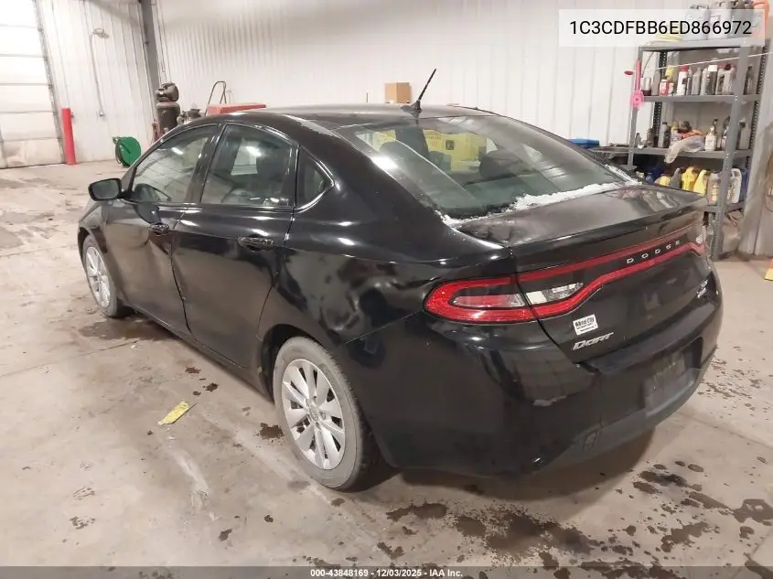 1C3CDFBB6ED866972 2014 Dodge Dart Sxt