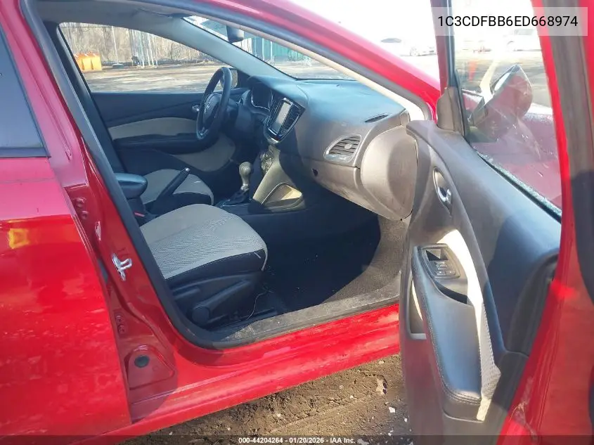 1C3CDFBB6ED668974 2014 Dodge Dart Sxt