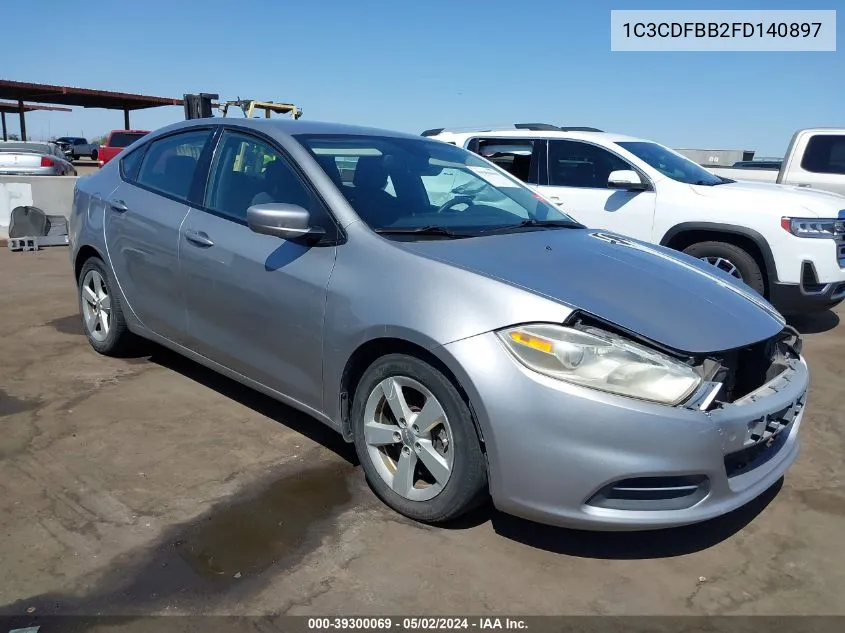 1C3CDFBB2FD140897 2015 Dodge Dart Sxt