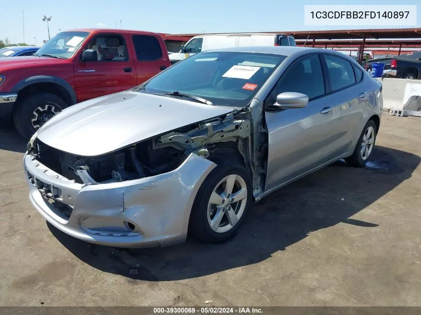 1C3CDFBB2FD140897 2015 Dodge Dart Sxt