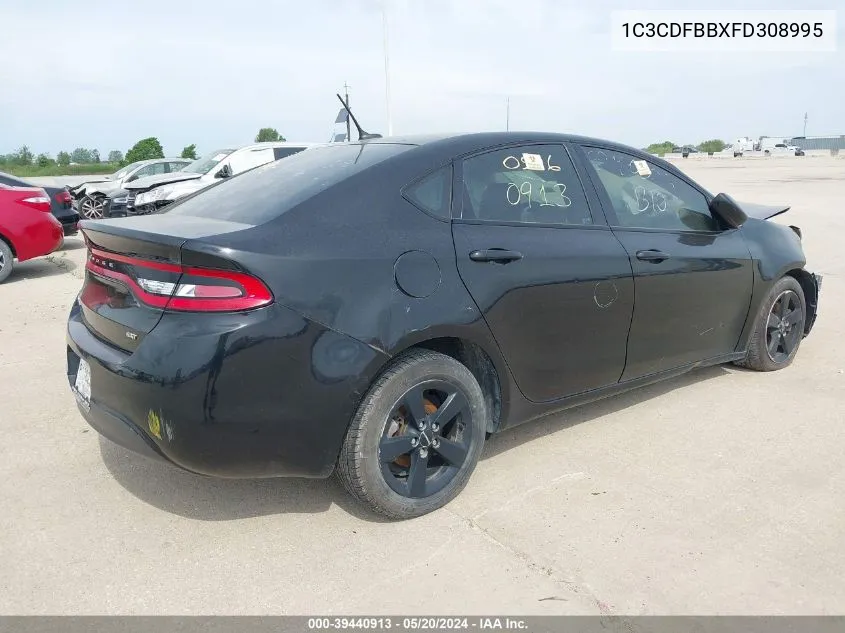 1C3CDFBBXFD308995 2015 Dodge Dart Sxt