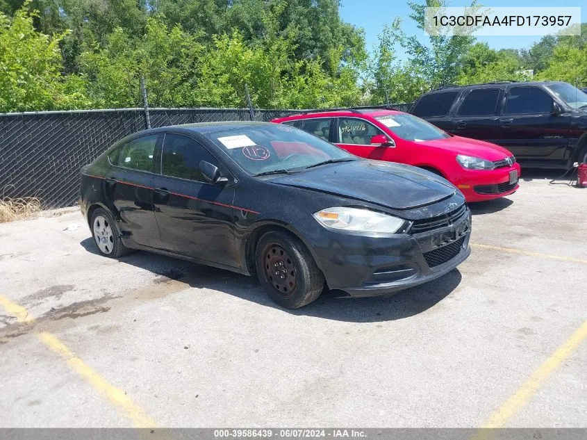 1C3CDFAA4FD173957 2015 Dodge Dart Se