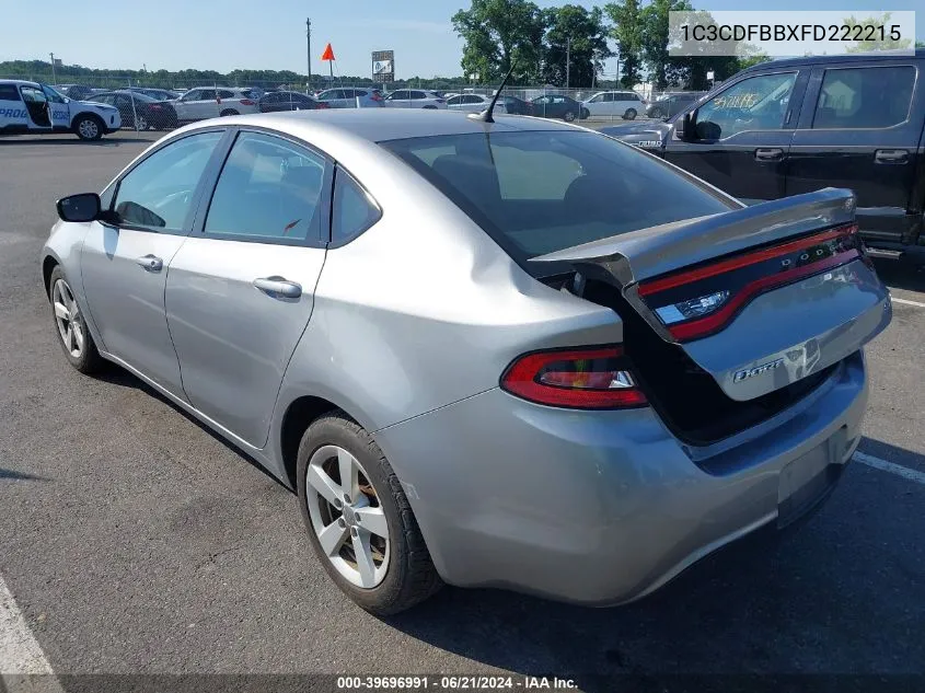 1C3CDFBBXFD222215 2015 Dodge Dart Sxt