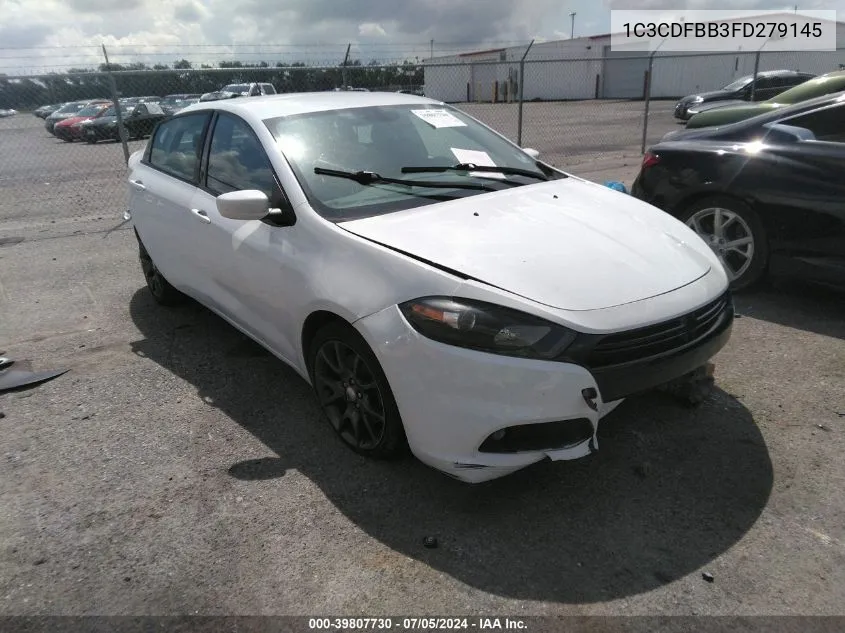 1C3CDFBB3FD279145 2015 Dodge Dart Sxt