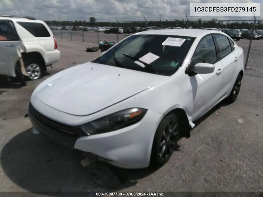 1C3CDFBB3FD279145 2015 Dodge Dart Sxt