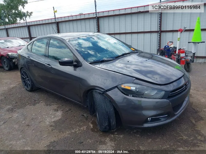 1C3CDFBB9FD116984 2015 Dodge Dart Sxt