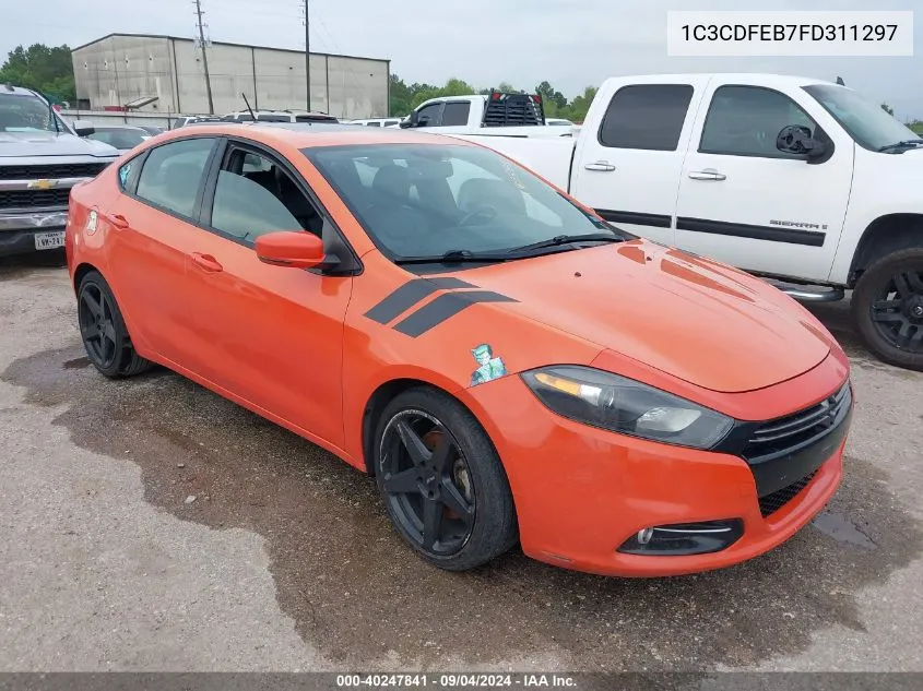 1C3CDFEB7FD311297 2015 Dodge Dart Gt