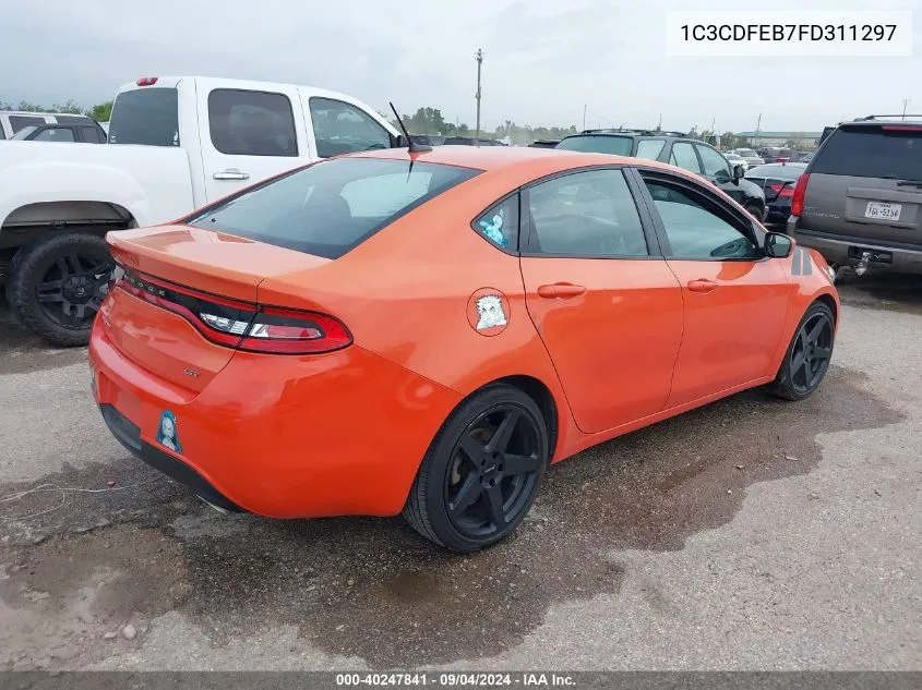 1C3CDFEB7FD311297 2015 Dodge Dart Gt