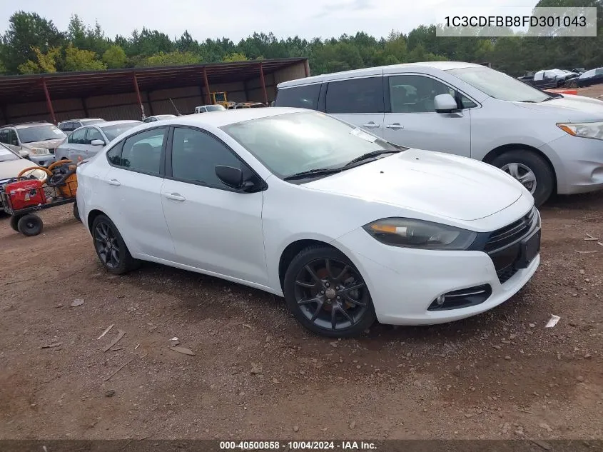 1C3CDFBB8FD301043 2015 Dodge Dart Sxt