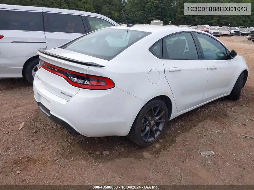 1C3CDFBB8FD301043 2015 Dodge Dart Sxt