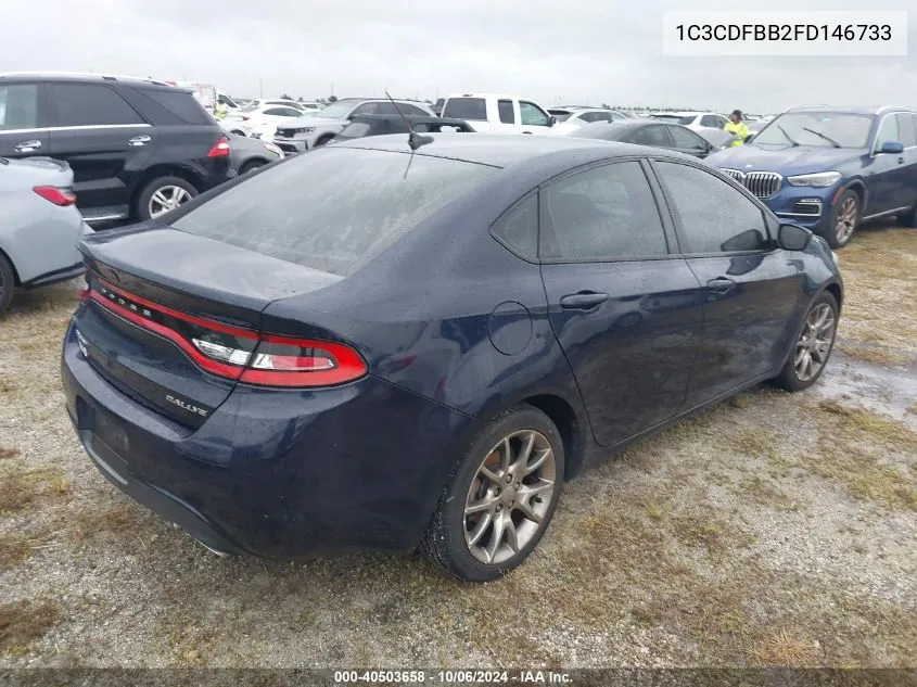 1C3CDFBB2FD146733 2015 Dodge Dart Sxt