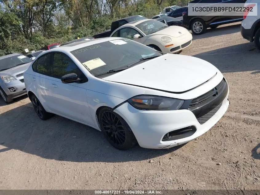 1C3CDFBB9FD422292 2015 Dodge Dart Sxt