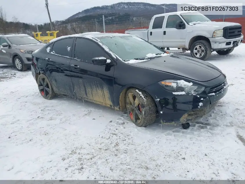 1C3CDFBB1FD267303 2015 Dodge Dart Sxt