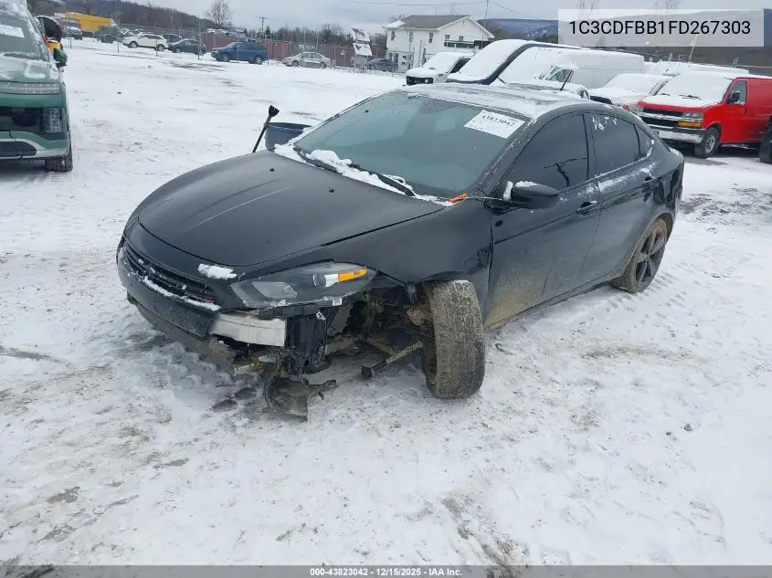 1C3CDFBB1FD267303 2015 Dodge Dart Sxt