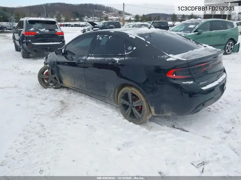 1C3CDFBB1FD267303 2015 Dodge Dart Sxt