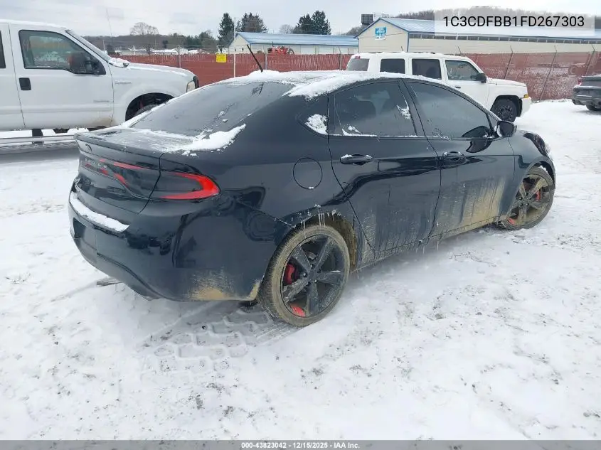 1C3CDFBB1FD267303 2015 Dodge Dart Sxt