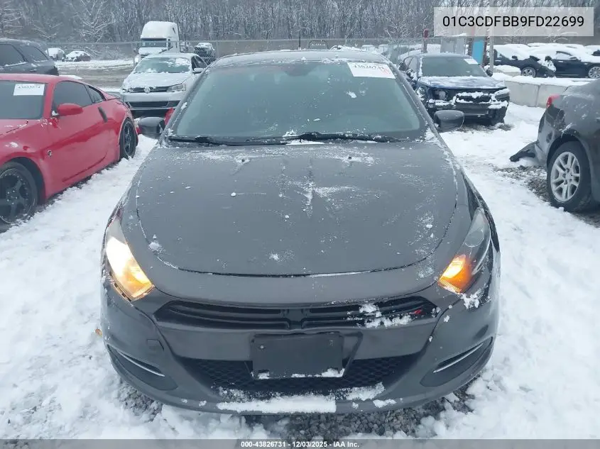 01C3CDFBB9FD22699 2015 Dodge Dart Sxt