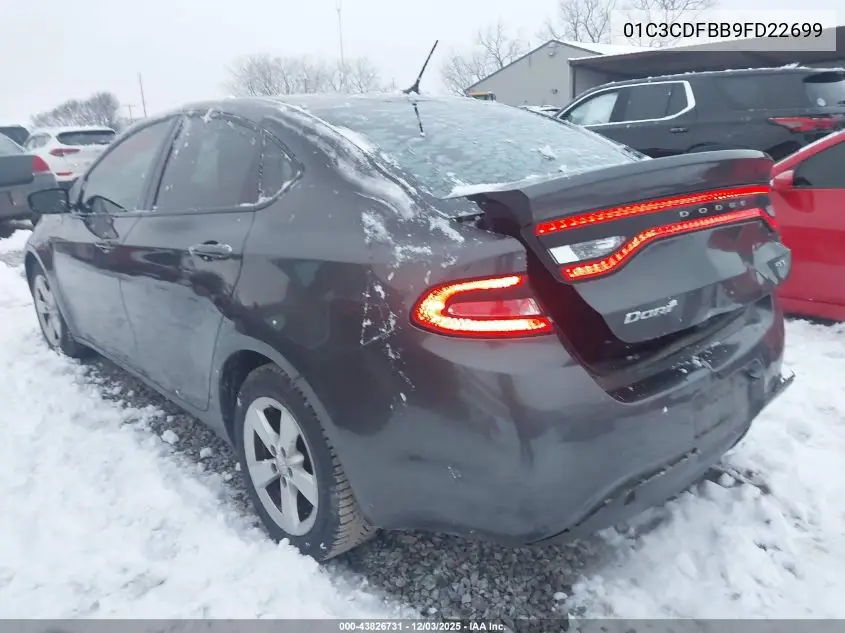 01C3CDFBB9FD22699 2015 Dodge Dart Sxt