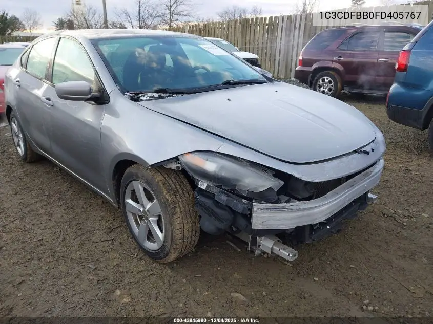 1C3CDFBB0FD405767 2015 Dodge Dart Sxt