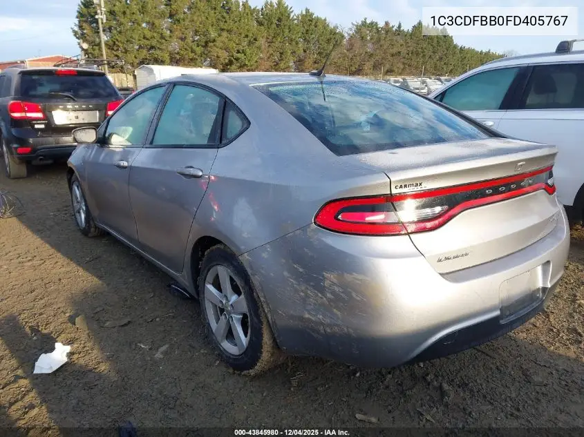 1C3CDFBB0FD405767 2015 Dodge Dart Sxt