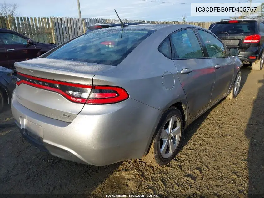 1C3CDFBB0FD405767 2015 Dodge Dart Sxt