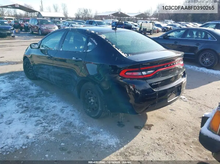1C3CDFAA8FD390265 2015 Dodge Dart Se