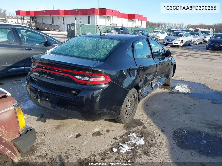 1C3CDFAA8FD390265 2015 Dodge Dart Se