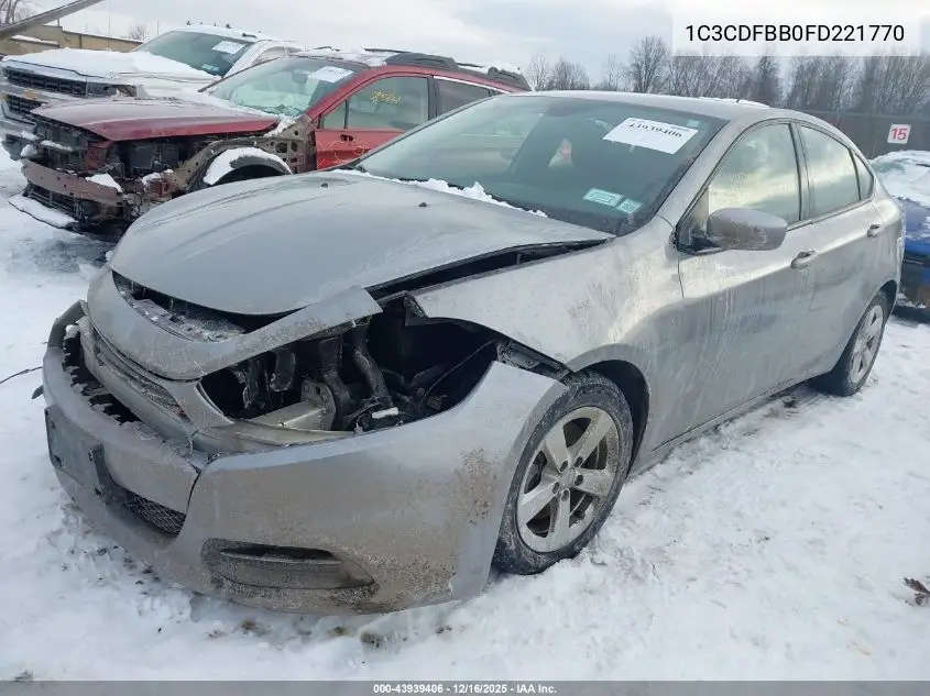 1C3CDFBB0FD221770 2015 Dodge Dart Sxt