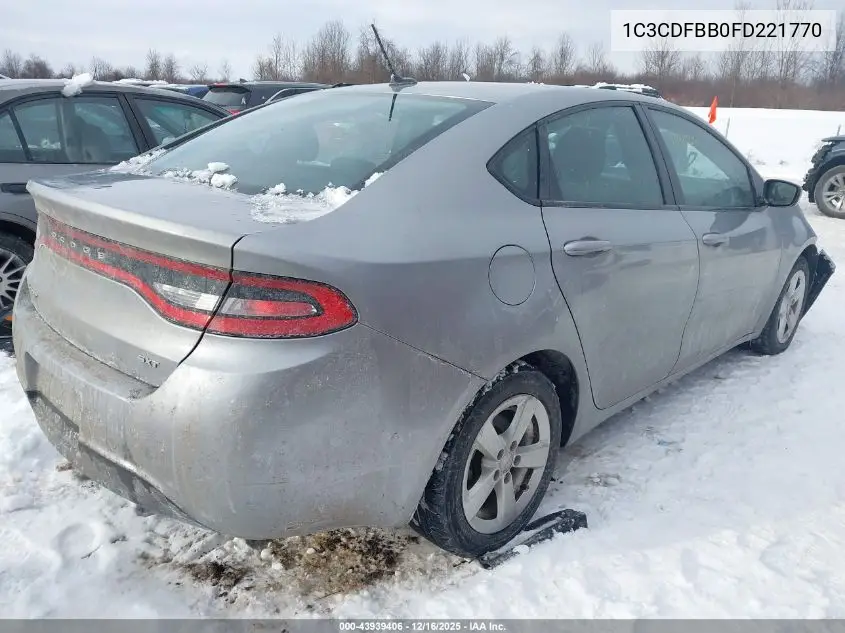 1C3CDFBB0FD221770 2015 Dodge Dart Sxt