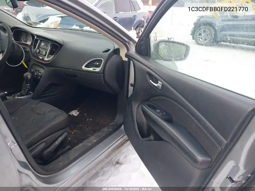 1C3CDFBB0FD221770 2015 Dodge Dart Sxt