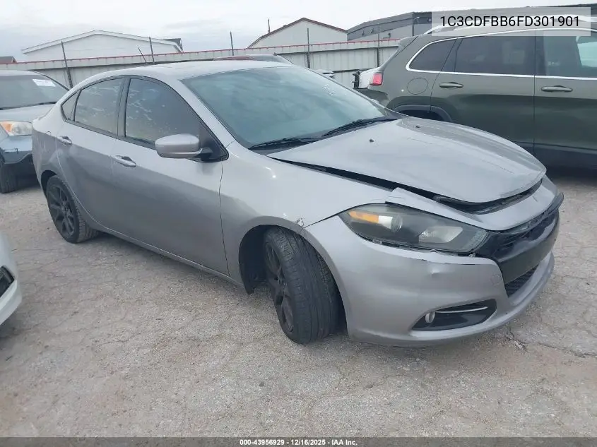 1C3CDFBB6FD301901 2015 Dodge Dart Sxt