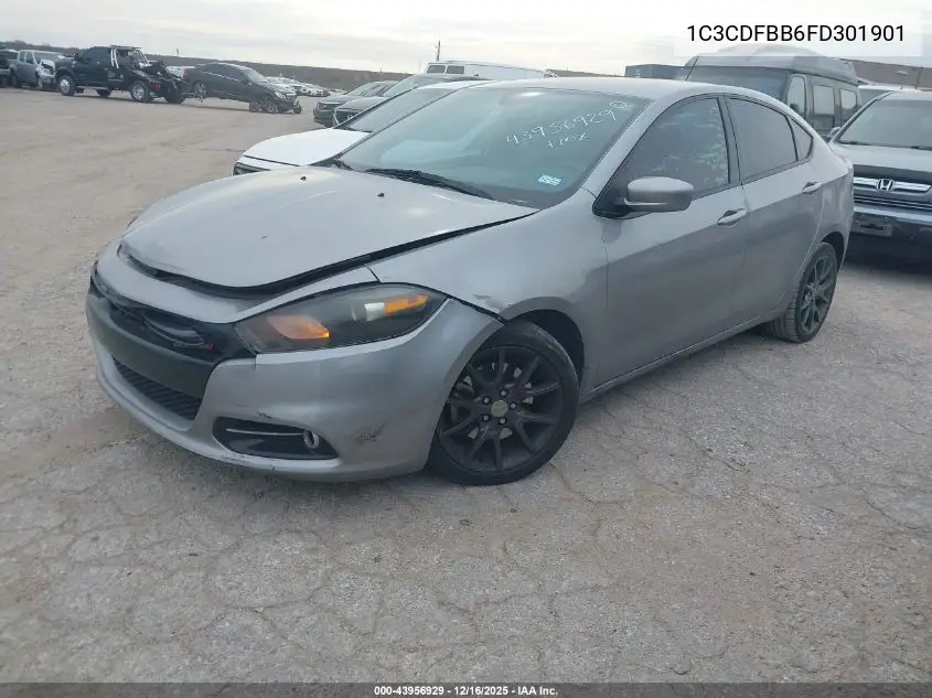 1C3CDFBB6FD301901 2015 Dodge Dart Sxt