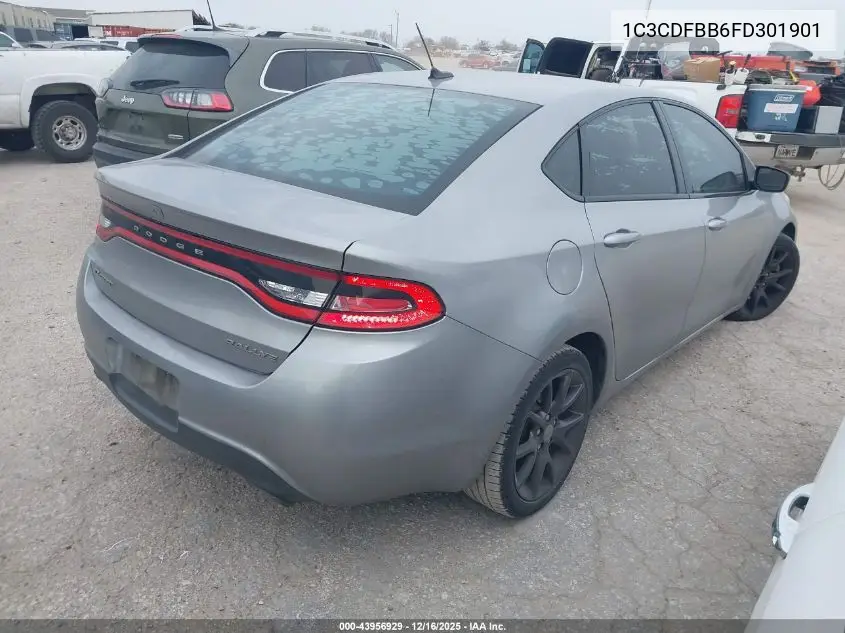 1C3CDFBB6FD301901 2015 Dodge Dart Sxt