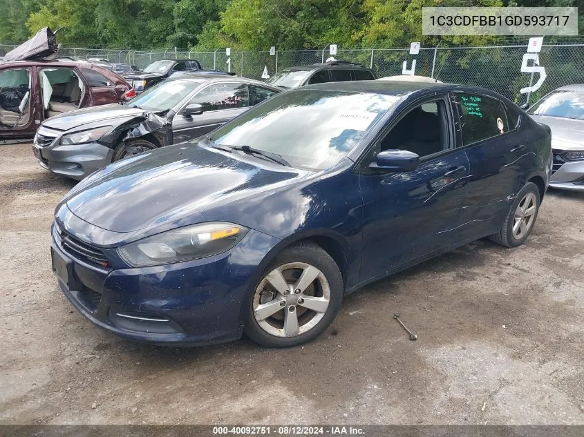 1C3CDFBB1GD593717 2016 Dodge Dart Sxt