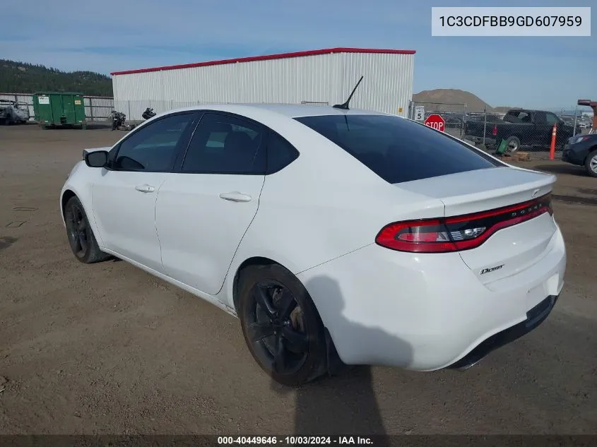 1C3CDFBB9GD607959 2016 Dodge Dart Sxt