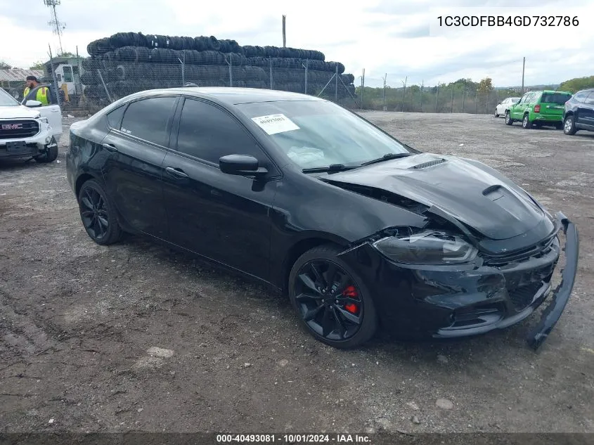 1C3CDFBB4GD732786 2016 Dodge Dart Sxt