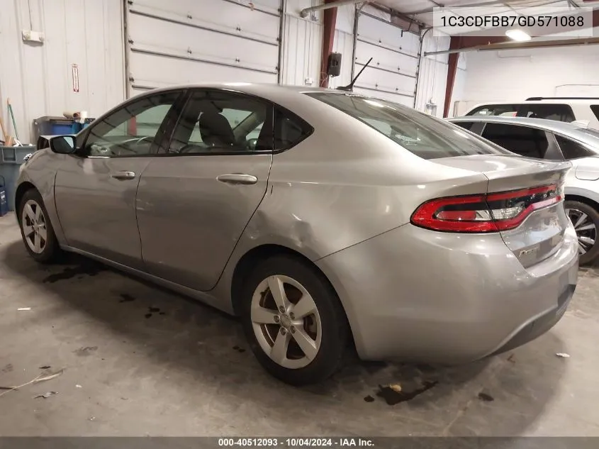 1C3CDFBB7GD571088 2016 Dodge Dart Sxt