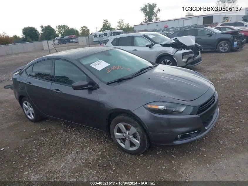 1C3CDFBBXGD506137 2016 Dodge Dart Sxt