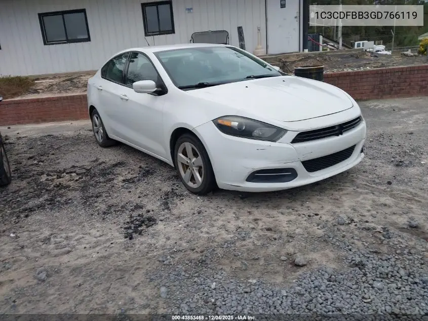 1C3CDFBB3GD766119 2016 Dodge Dart Sxt