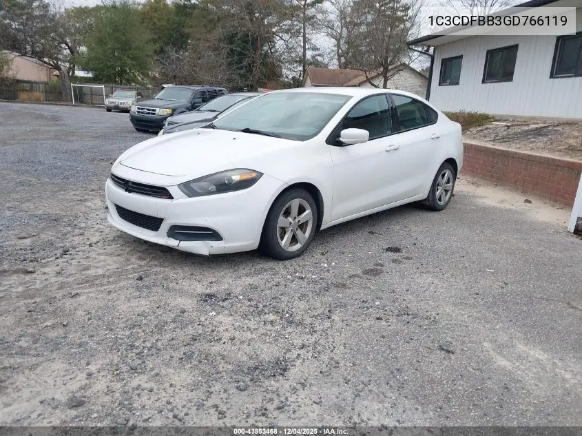 1C3CDFBB3GD766119 2016 Dodge Dart Sxt