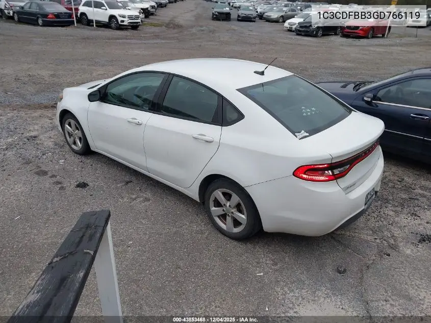 1C3CDFBB3GD766119 2016 Dodge Dart Sxt